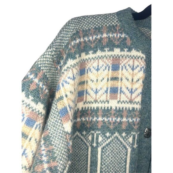 Vintage Sweater Market Copenhagen Denmark 100% Pure Wool Sweater OS - Picture 3 of 5